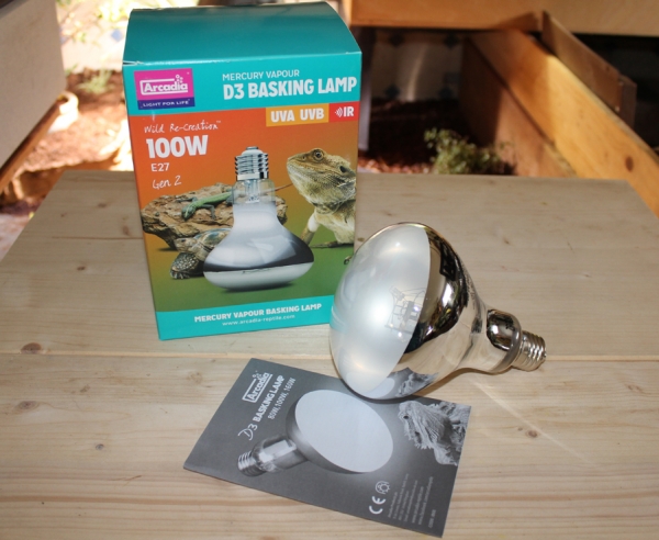 arcadia d3 uv basking lamp 80w