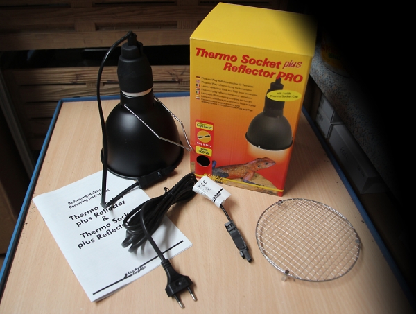 Thermo Socket plus Reflector klein - mit Steckverbindung LuckyReptil