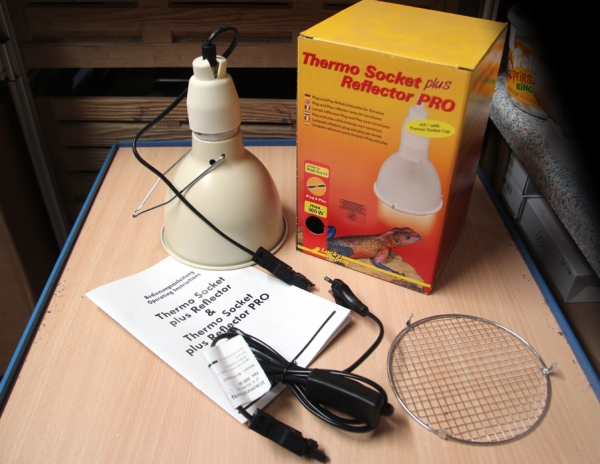Thermo Socket plus Reflector klein "weiss" mit Steckverbindung