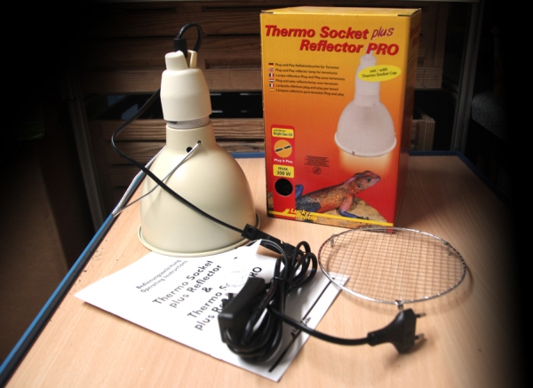 Thermo Socket plus Reflector klein "weiss" mit Steckverbindung