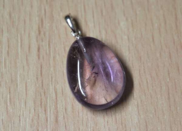 Anhänger Amethyst mit 925er Silberöse