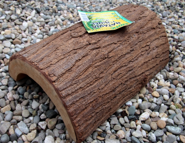 Batavia Tunnel, Mahagoni Holz, 35 cm, Bohrung 18cm (Hugro)