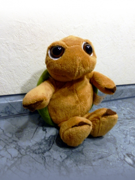 Plüsch-Schildkröte "Hermann", 12x10x23cm (S)