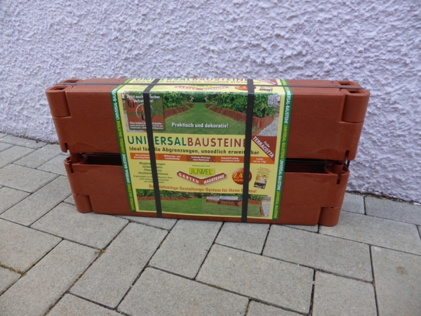 4 Gartenbausteine Pack terracotta JUWEL