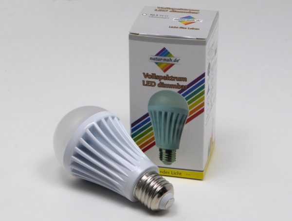 LED Lampe 10,5 Watt E27 Vollspektrum (Natur-Nah)