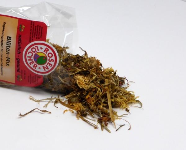 Blüten-Mix für Landschildkröten 75g (HM Rosenlöcher)