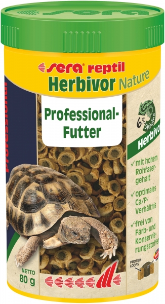 sera reptil Herbivor Nature 250ml - 80g