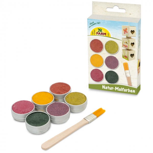 Natur-Malfarbe 6x8g Farben (JR FARM)