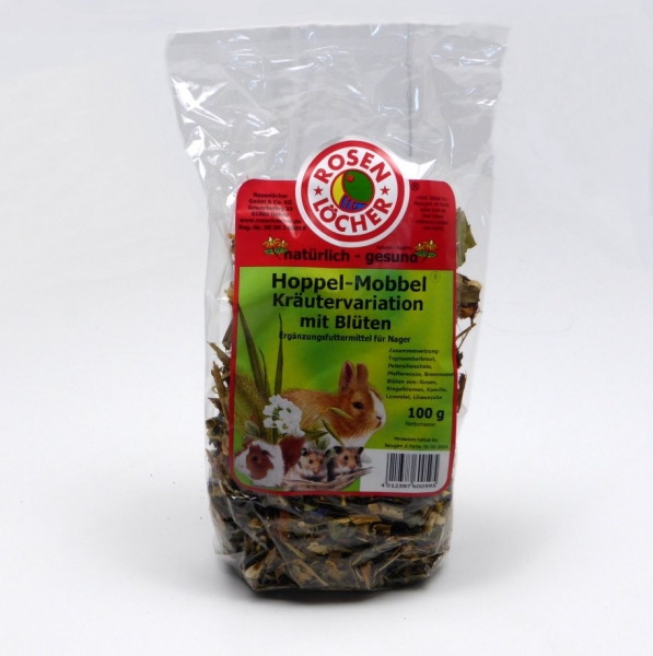 Kräutervariation mit Blüten 100g (HM Rosenlöcher)