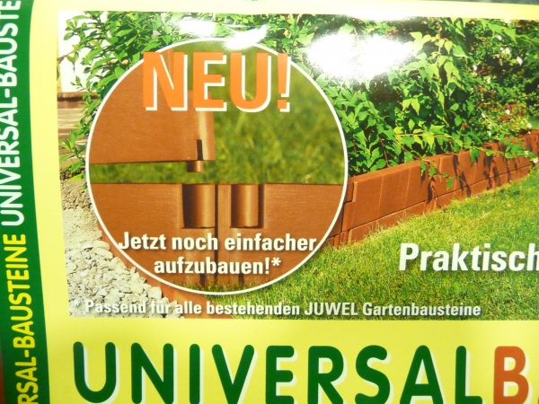 4 Gartenbausteine Pack terracotta JUWEL
