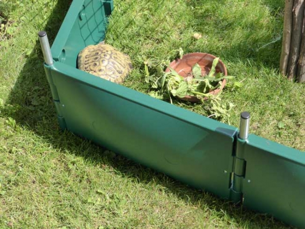 Kunststoffumrandungselemente Grundset 25 cm hoch dunkelgrün