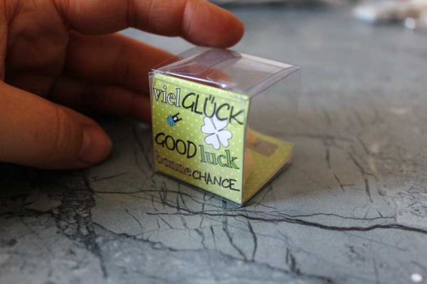 BlueBug "Phill"  Sammel-Anhänger VIEL GLÜCK Döschen