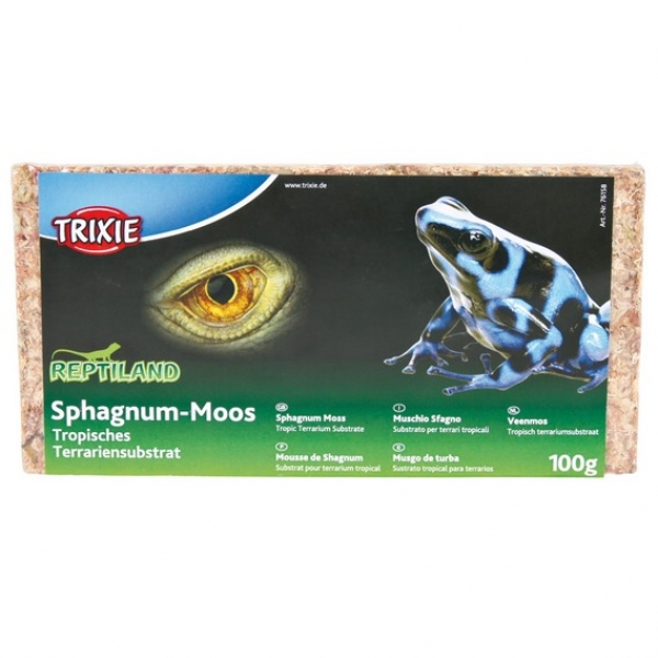 Trixie Sphagnum Moos - tropisches Terrariensubstrat 100g