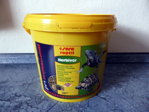 HERBIVOR Sera Reptil  Spezialfutter für Reptilien 3800ml Eimer