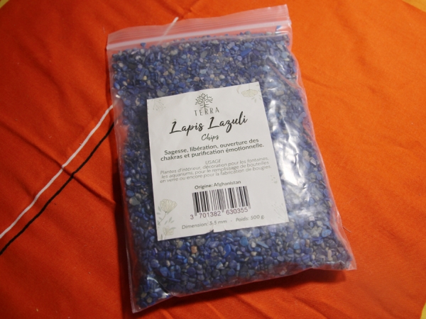Lapislazuli A+ Natursteinsplitter 3-5 mm 500 g