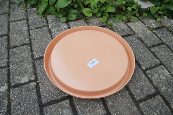 Marcella D35 Untersetzer Sansteinfarbe für Outdoor Gehege