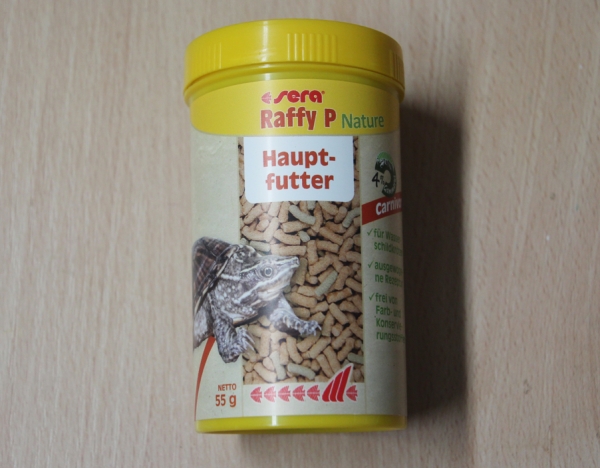 Sera raffy P Hauptfutter für Wasserschildkröten 250ml