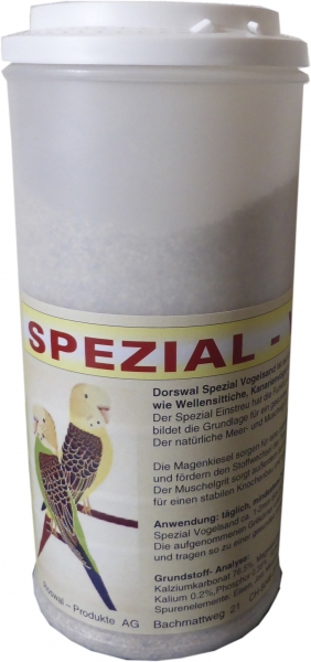 Spezial Vogelsand (Mineralgrit sehr fein) 900g