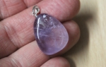 Anhänger Amethyst mit 925er Silberöse