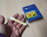 Wachsmarkierstift Farbe weiß zum Markieren von Schildkröten