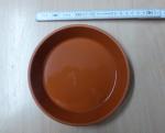 Terracotta Tonuntersetzer, glasiert, Durchmesser 13cm