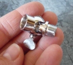 Winkelgelenk für Fassung mit Gewinde M10, Länge 10mm