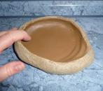 Mittlere Steinoptik 15x3,5x12cm Wasserschale