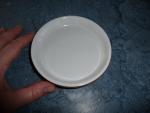 Weißglasierte Terrakotta Tonschale groß 12cm Durchmesser